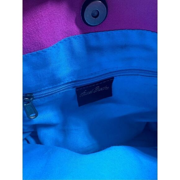 Laurel Burch Colorful Wild Cats Foil Medium Scoop Tote - Picture 14 of 15